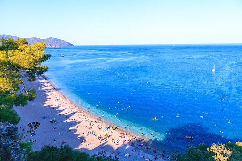 Antalya Olimpos Plajı.