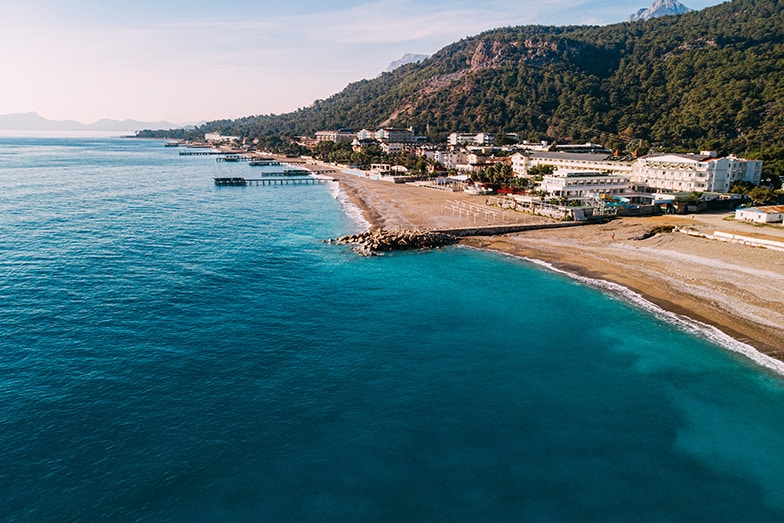 Antalya’daki beş yıldızlı bir otel.